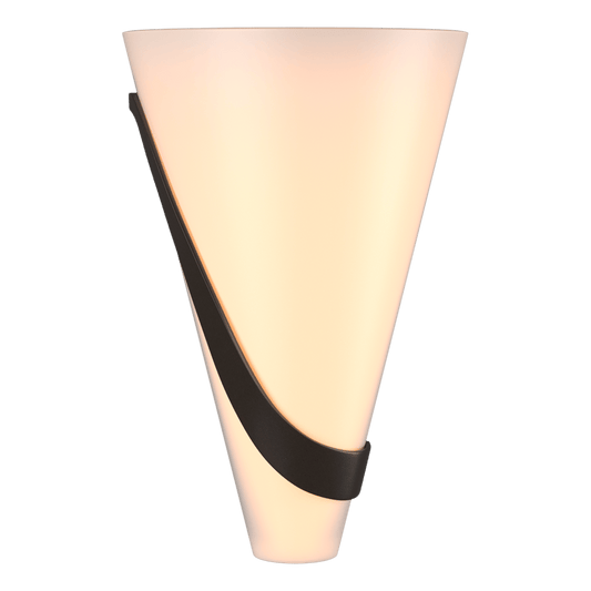 Half Cone Sconce - Oil Rubbed Bronze - Left-Facing by Hubbardton Forge