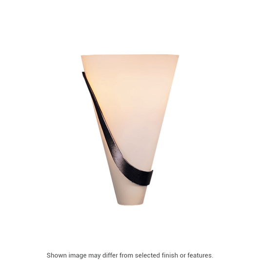 Half Cone Sconce - White - Left-Facing by Hubbardton Forge