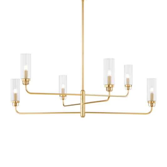 Halifax Chandelier - Aged Brass by Hudson Valley Lighting