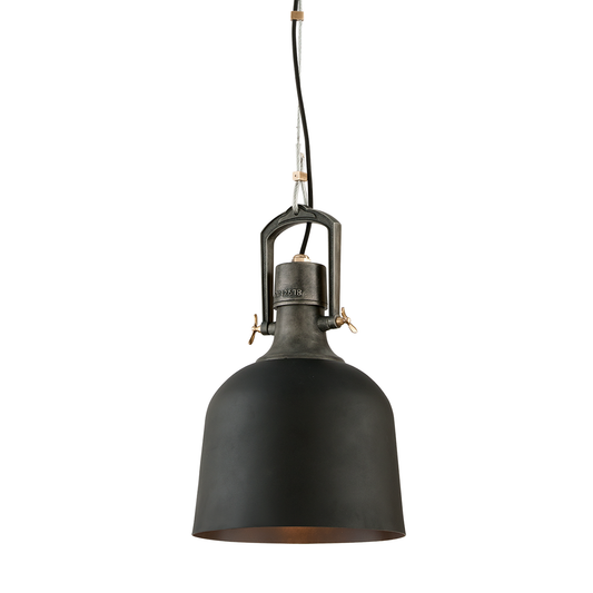Hangar 31 Pendant - 1-Light - Soft Black - Troy Lighting F3545-SBK/APW/PBR