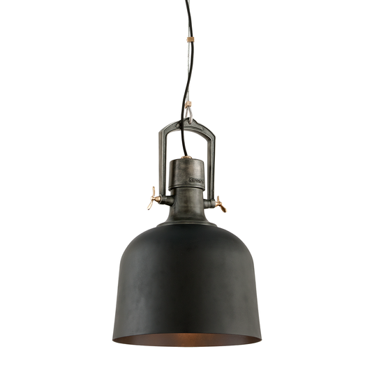 Hangar 31 Pendant - 1-Light - Soft Black - Troy Lighting F3546-SBK/APW/PBR