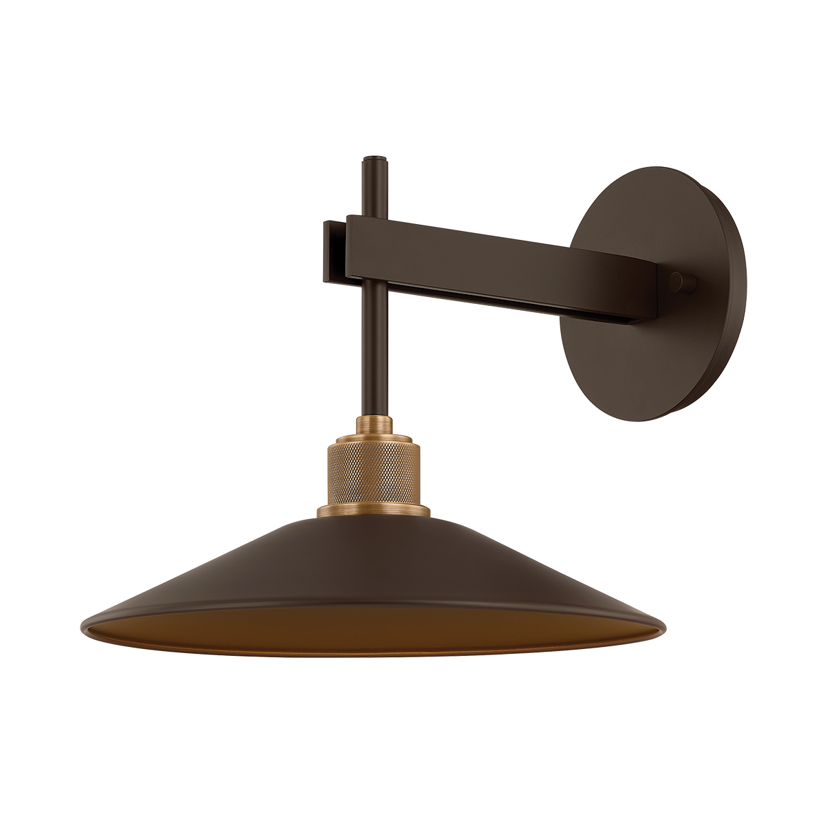 Harac Wall Sconce - 1-Light - Patina Brass/Bronze - Troy Lighting B7810-PBR/BRZ