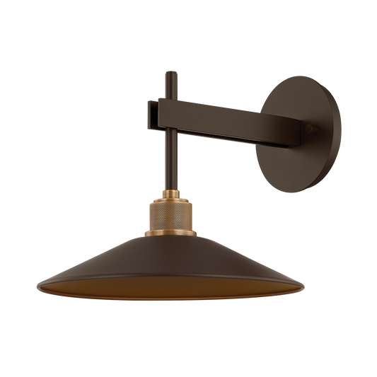 Harac Wall Sconce - 1-Light - Patina Brass/Bronze - Troy Lighting B7810-PBR/BRZ