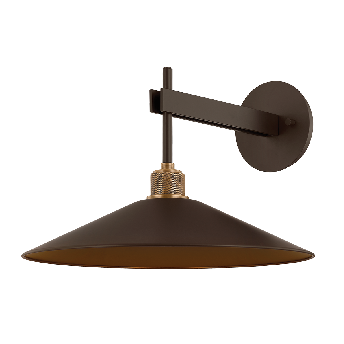 Harac Wall Sconce - 1-Light - Patina Brass/Bronze - Troy Lighting B7811-PBR/BRZ