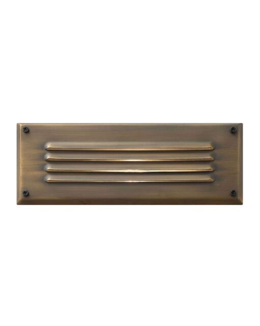 Hardy Island Louvered LED Brick Light by Hinkley Lighting