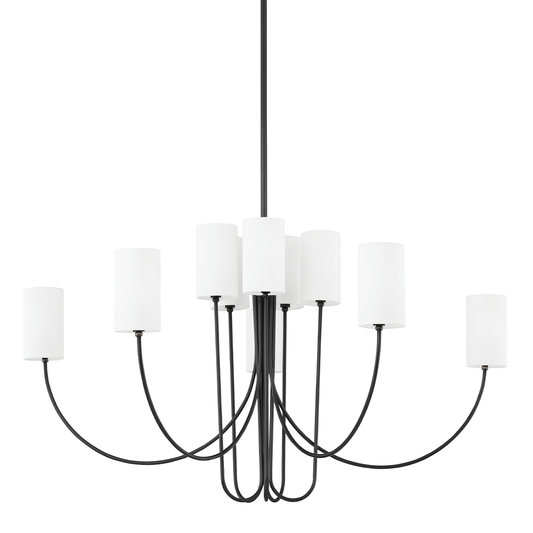 Harlem Chandelier - 10-Light - Old Bronze by Hudson Valley Lighting