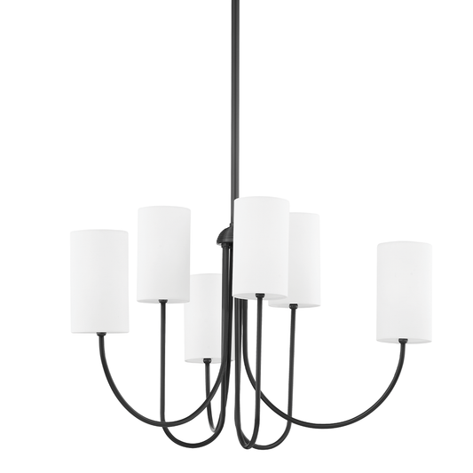 Harlem Chandelier - 6-Light - Old Bronze by Hudson Valley Lighting