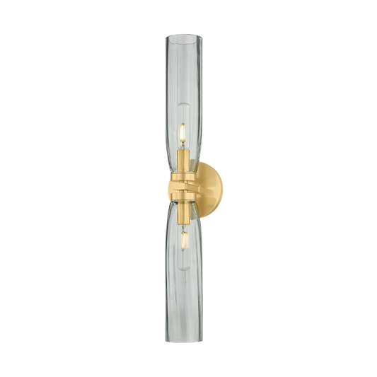 Harpswell Vanity Light - Aged Brass by Hudson Valley Lighting