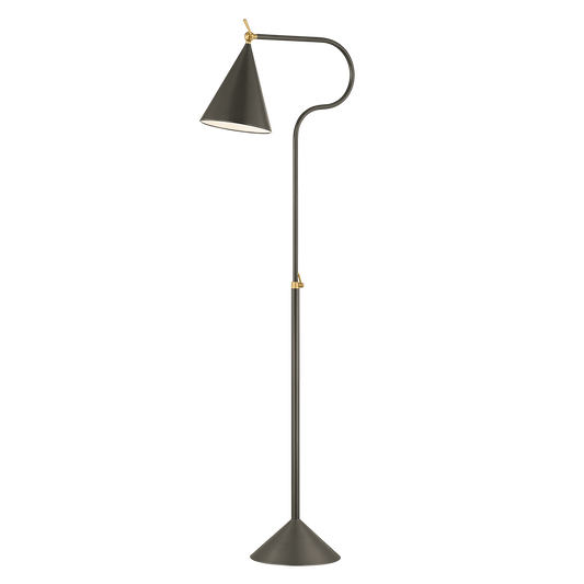Harriet Floor Lamp - Aged Brass/True Bronze - Mitzi HL996401-AGB/TRB