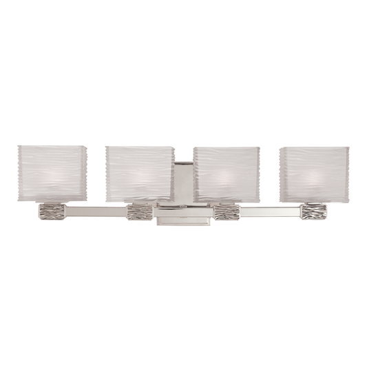 Hartsdale Vanity Light - 4-Light - Polished Nickel by Hudson Valley Lighting
