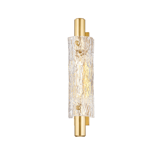 Harwich Wall Sconce - 1-Light - Aged Brass by Hudson Valley Lighting
