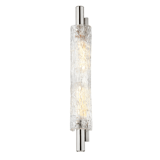 Harwich Wall Sconce - 2-Light - Polished Nickel by Hudson Valley Lighting