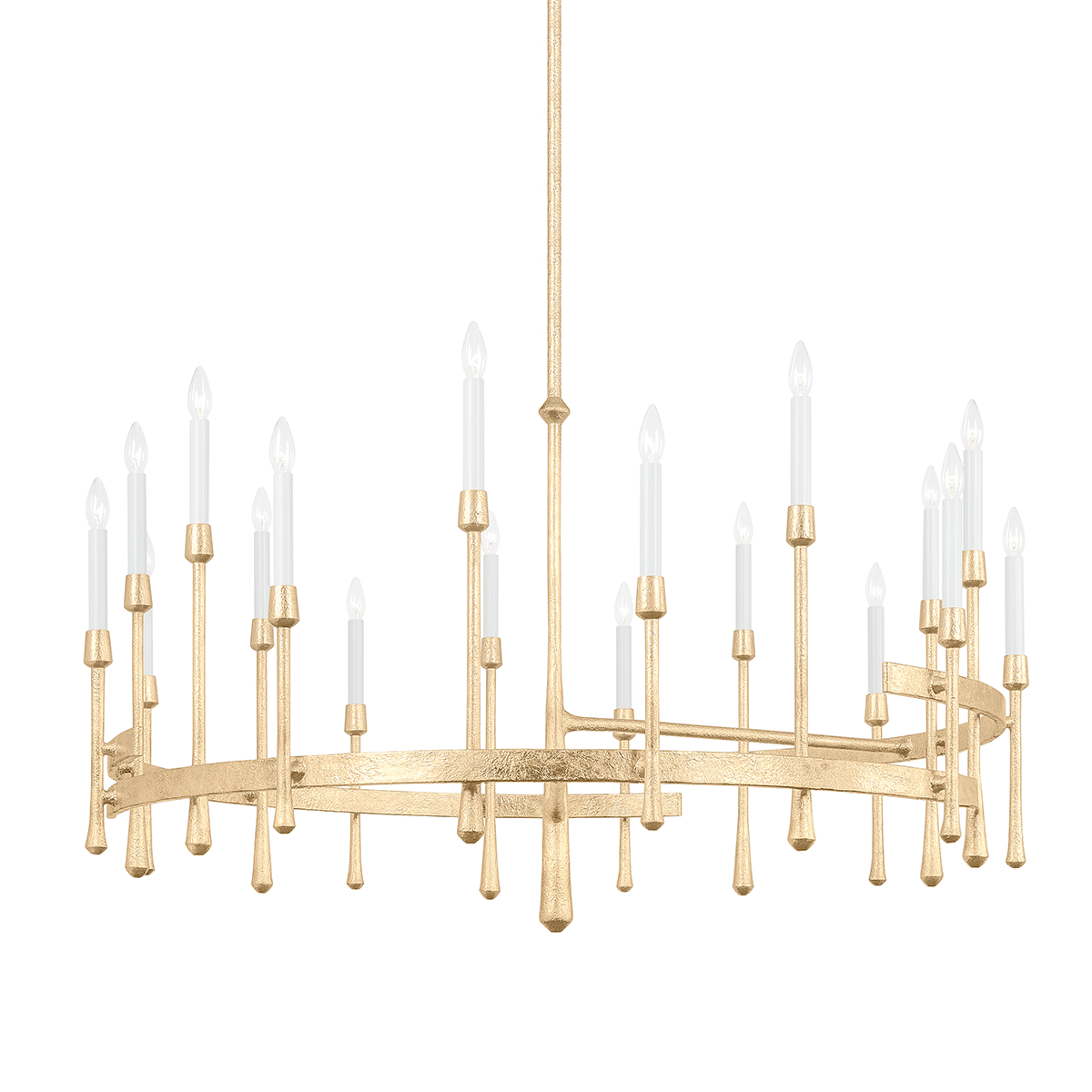 Hathaway Chandelier - 18-Light - Vintage Gold Leaf by Hudson Valley Lighting