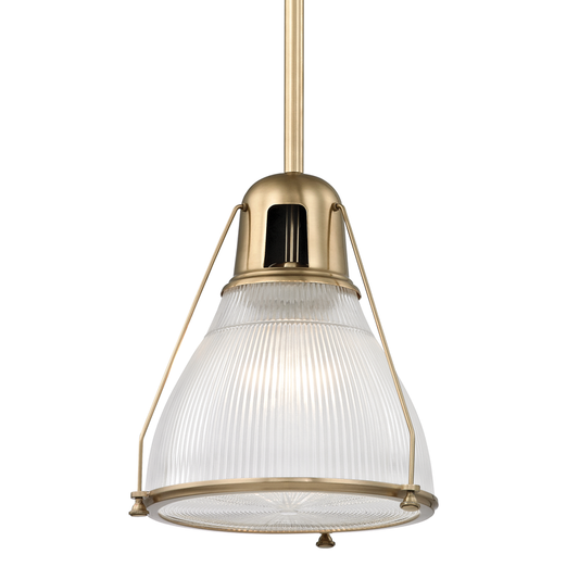 Haverhill Medium Pendant - Aged Brass by Hudson Valley Lighting