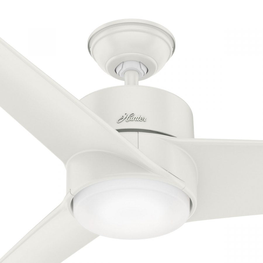 Havoc 54" LED Fan - Matte Black by Hunter