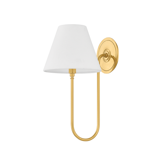 Hawthorne Wall Sconce - Aged Brass by Hudson Valley Lighting