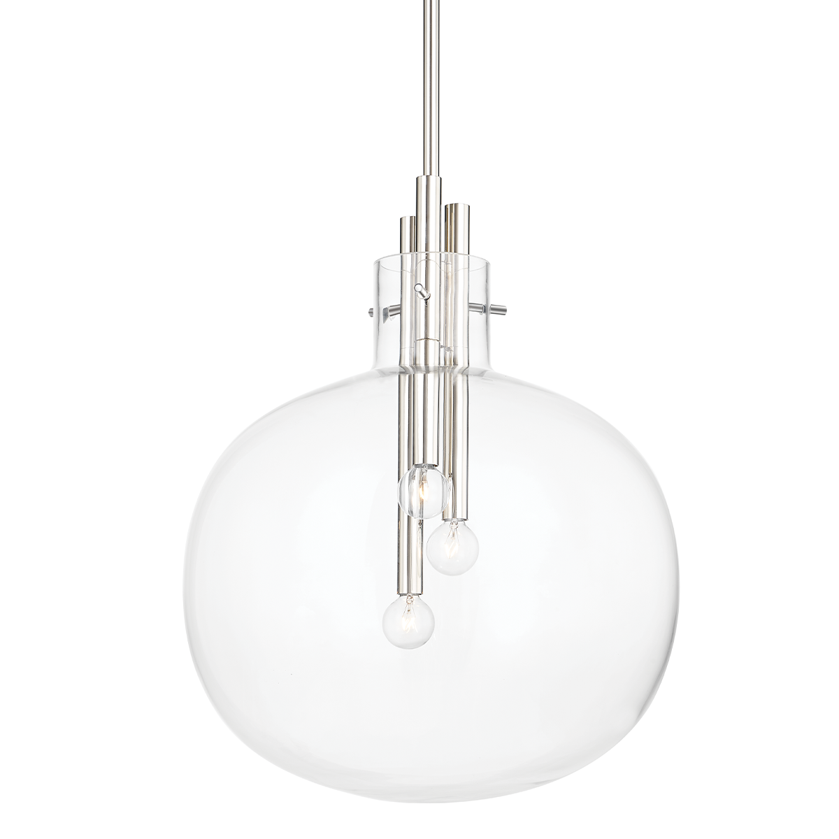 Hempstead Large Pendant - Polished Nickel by Hudson Valley Lighting