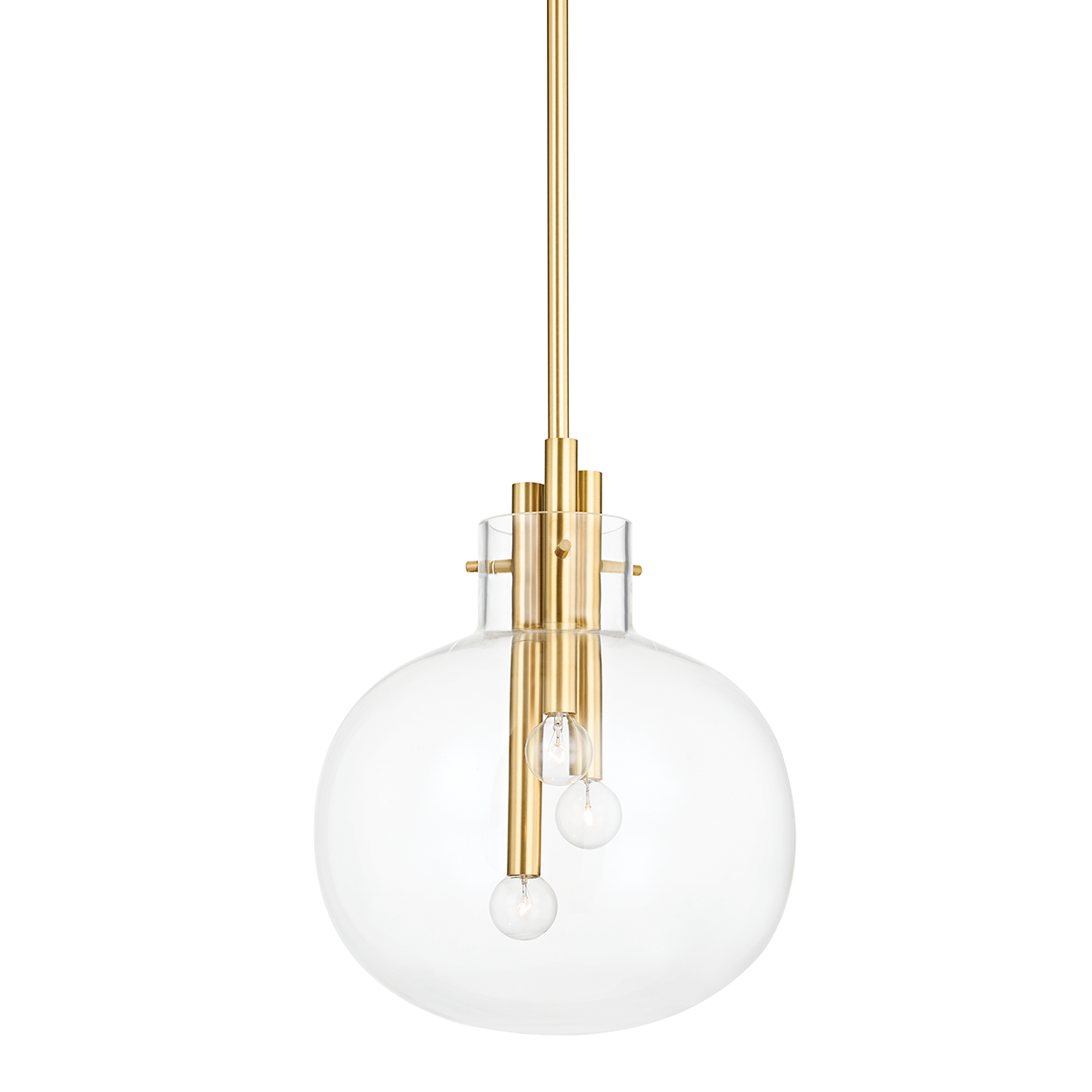 Hempstead Pendant - Aged Brass by Hudson Valley Lighting
