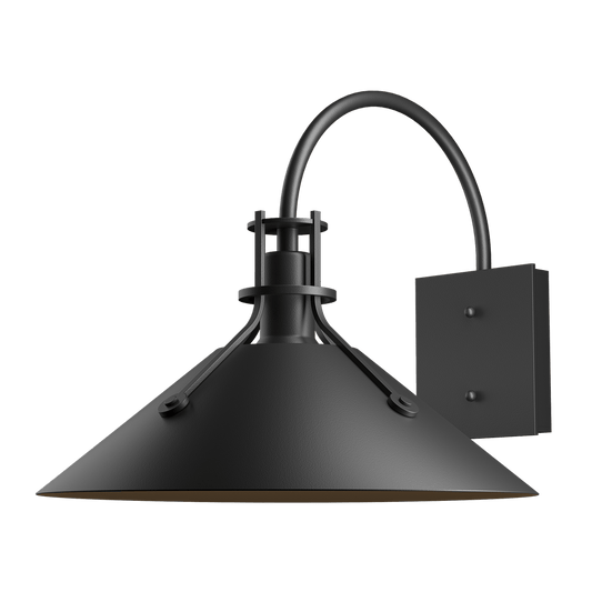 Henry Large Dark Sky Friendly Outdoor Sconce - Coastal Black by Hubbardton Forge