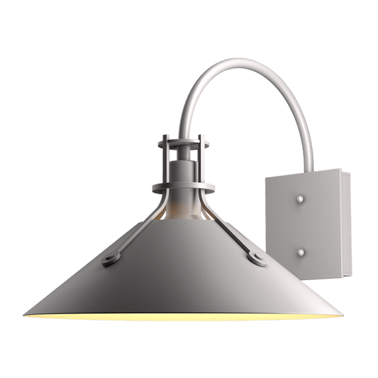 Henry Large Dark Sky Friendly Outdoor Sconce - Coastal Burnished Steel by Hubbardton Forge
