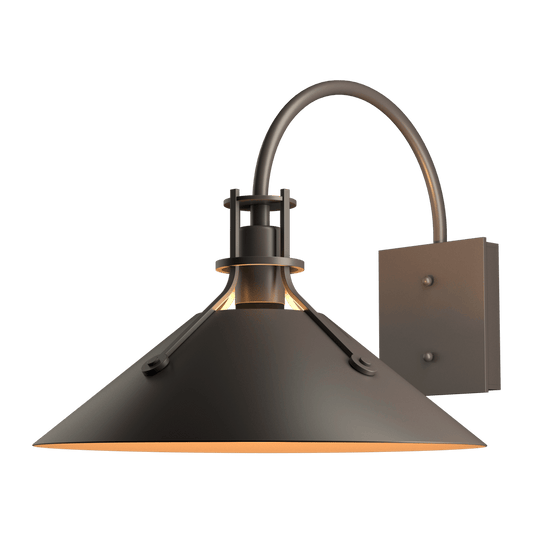 Henry Large Outdoor Sconce - Coastal Dark Smoke by Hubbardton Forge