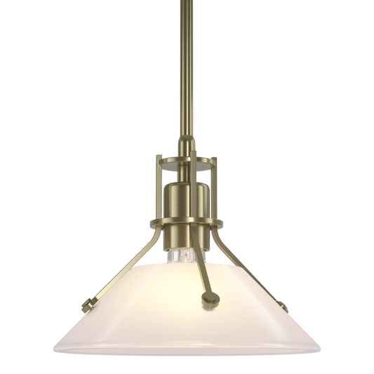 Henry Mini Pendant - Modern Brass - Frosted Glass by Hubbardton Forge