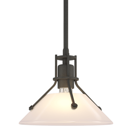Henry Mini Pendant - Natural Iron - Frosted Glass by Hubbardton Forge