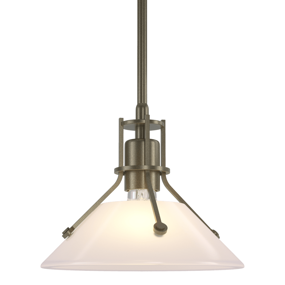 Henry Mini Pendant - Soft Gold - Frosted Glass by Hubbardton Forge