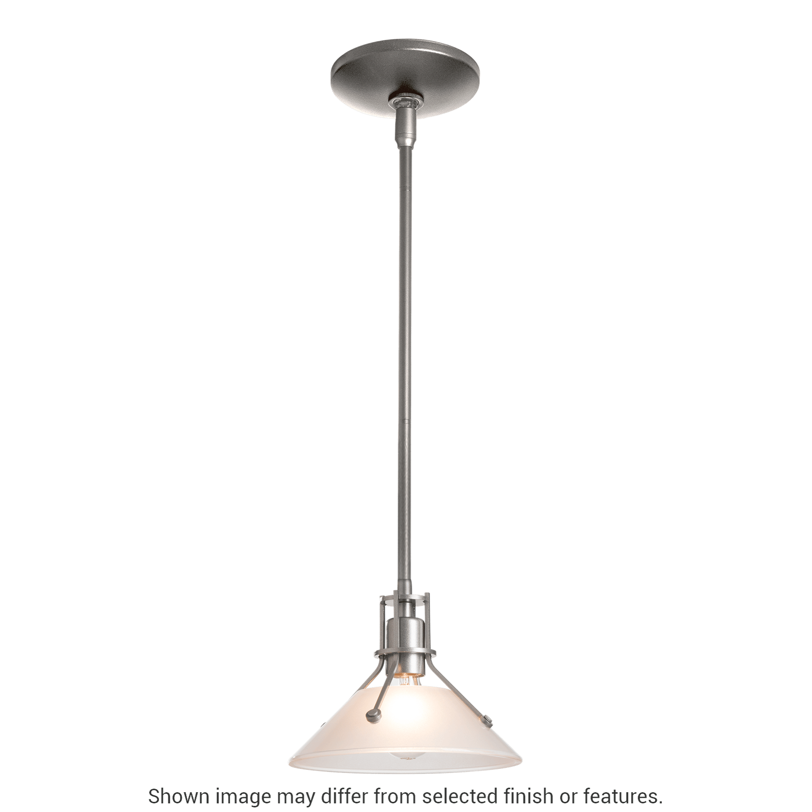 Henry Mini Pendant - White - Frosted Glass by Hubbardton Forge