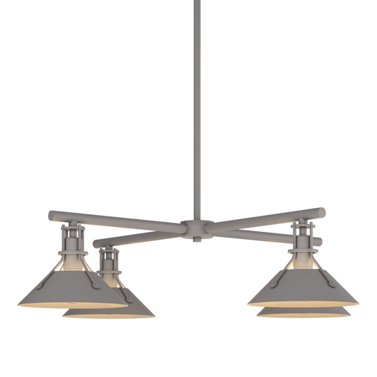 Henry Outdoor 4-Light Pendant - Coastal Burnished Steel by Hubbardton Forge