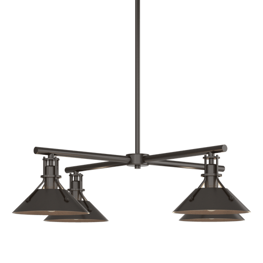 Henry Outdoor 4-Light Pendant - Oil Rubbed Bronze by Hubbardton Forge