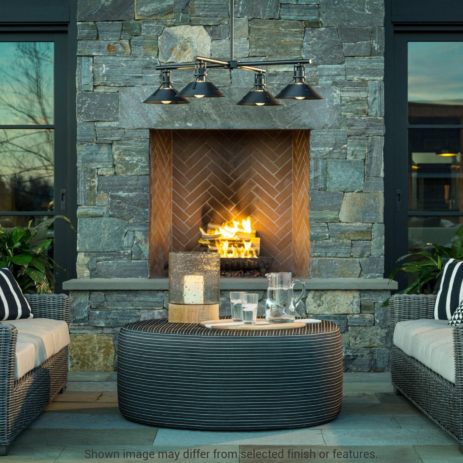 Henry Outdoor 4-Light Pendant - White by Hubbardton Forge