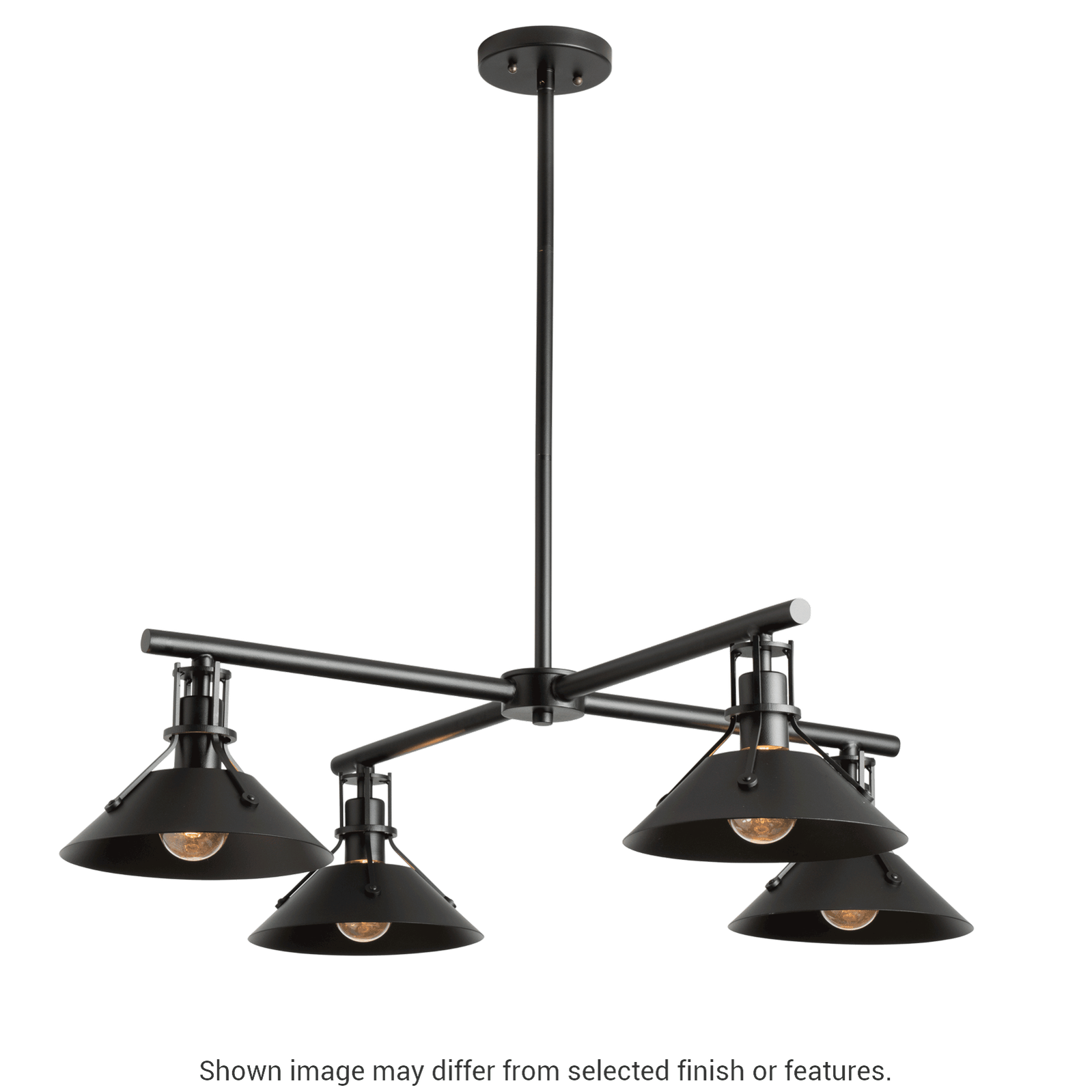 Henry Outdoor 4-Light Pendant - White by Hubbardton Forge