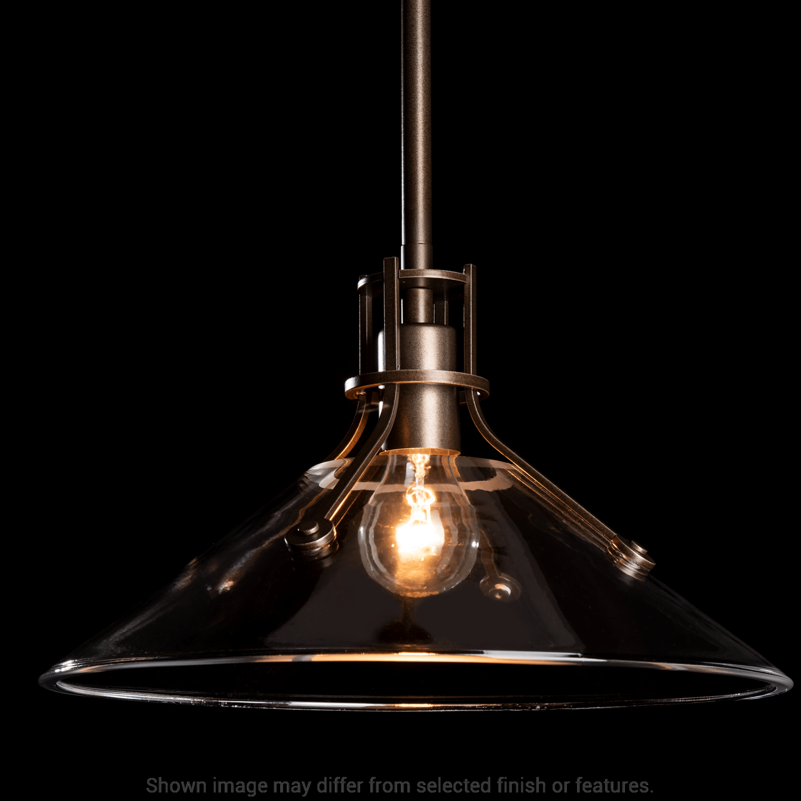 Henry Outdoor Pendant with Glass Medium - White - Frosted Glass by Hubbardton Forge