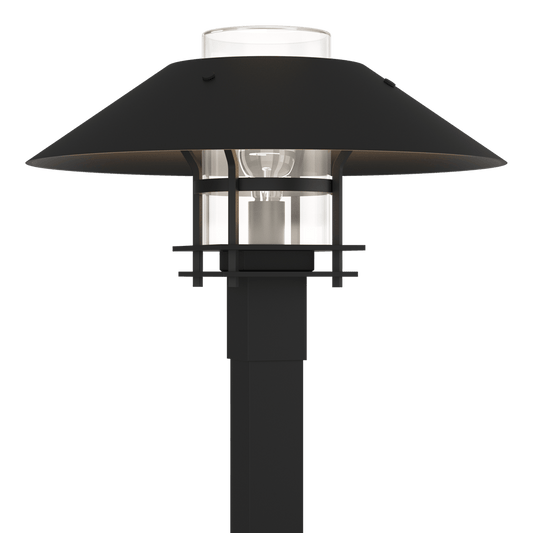 Henry Outdoor Post Light - Coastal Black - Clear Glass by Hubbardton Forge