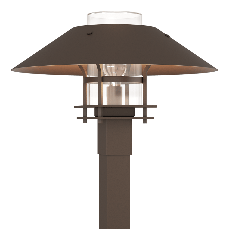 Henry Outdoor Post Light - Coastal Bronze - Clear Glass by Hubbardton Forge