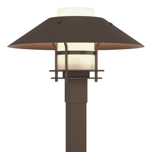 Henry Outdoor Post Light - Coastal Bronze - Opal Glass by Hubbardton Forge