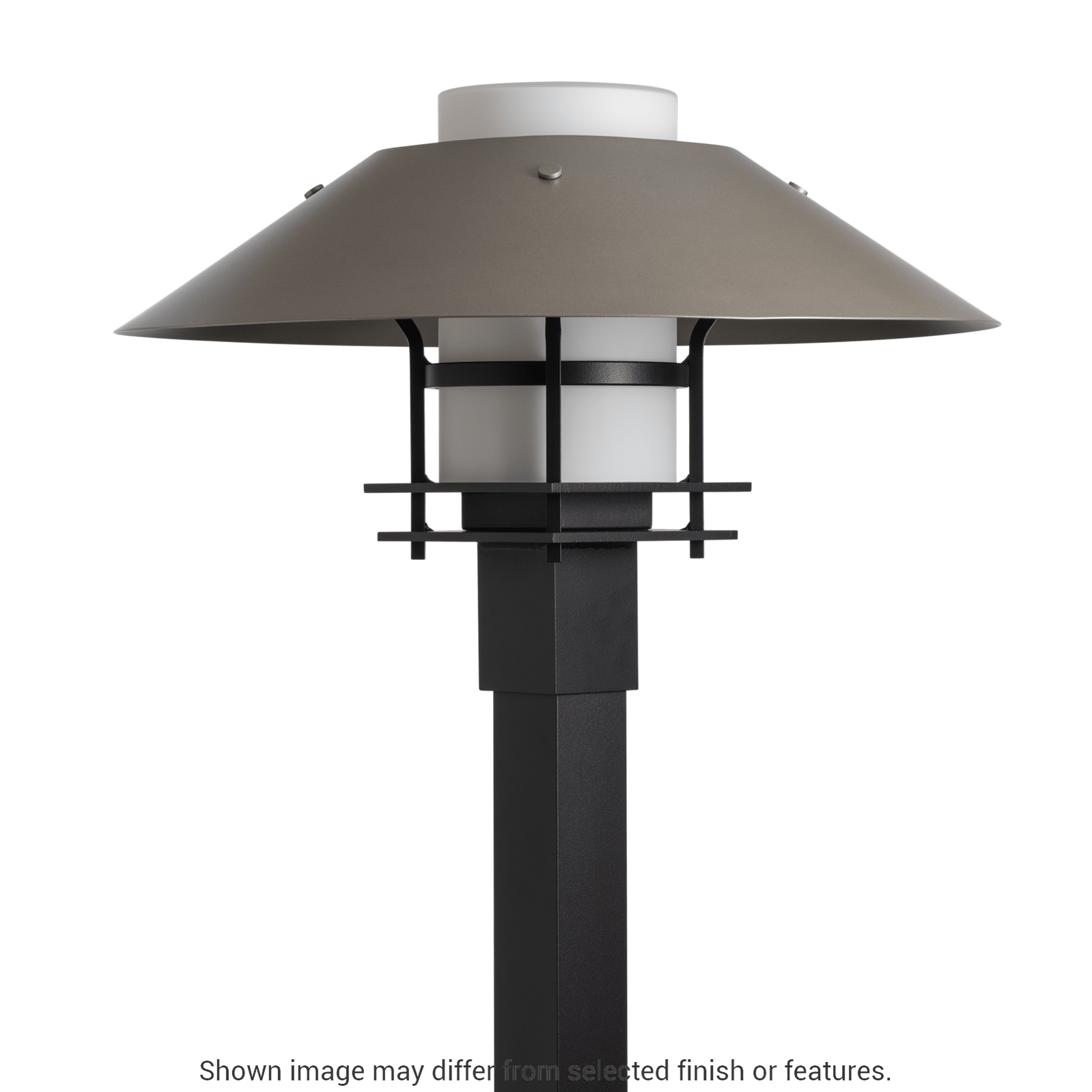 Henry Outdoor Post Light - White - Opal Glass by Hubbardton Forge