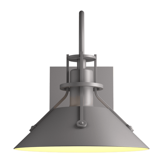 Henry Small Dark Sky Friendly Outdoor Sconce - Coastal Burnished Steel by Hubbardton Forge