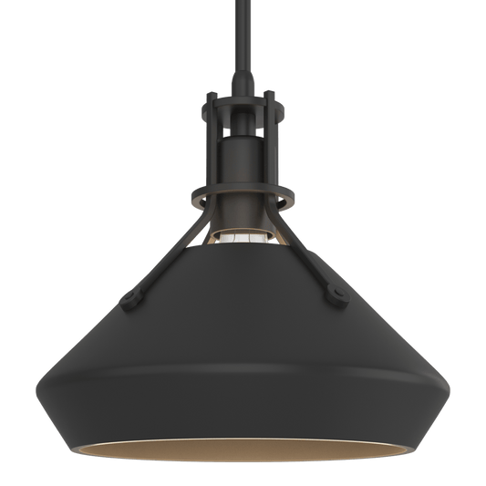 Henry With Chamfer Pendant - Black by Hubbardton Forge