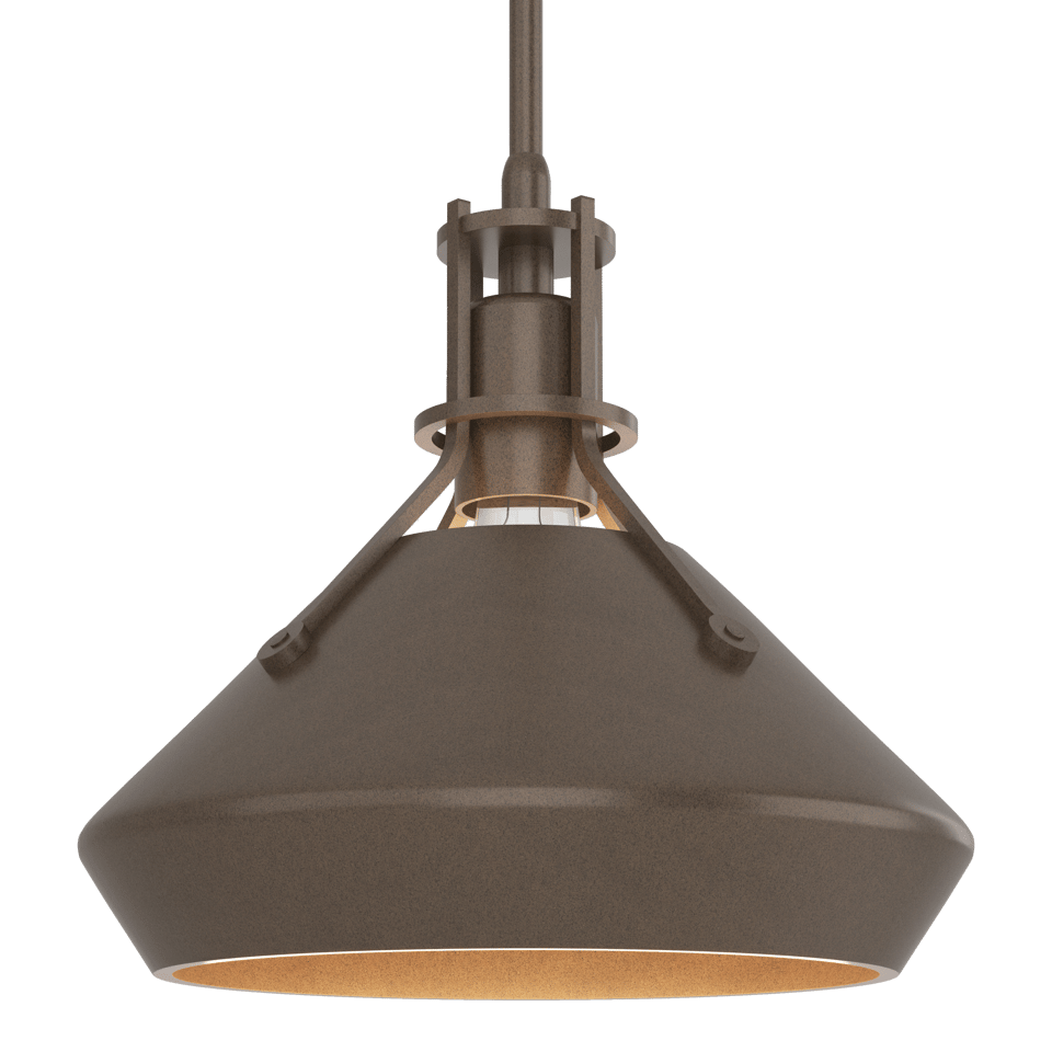 Henry With Chamfer Pendant - Bronze by Hubbardton Forge