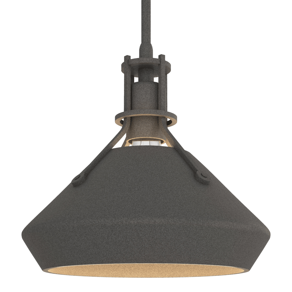Henry With Chamfer Pendant - Natural Iron by Hubbardton Forge