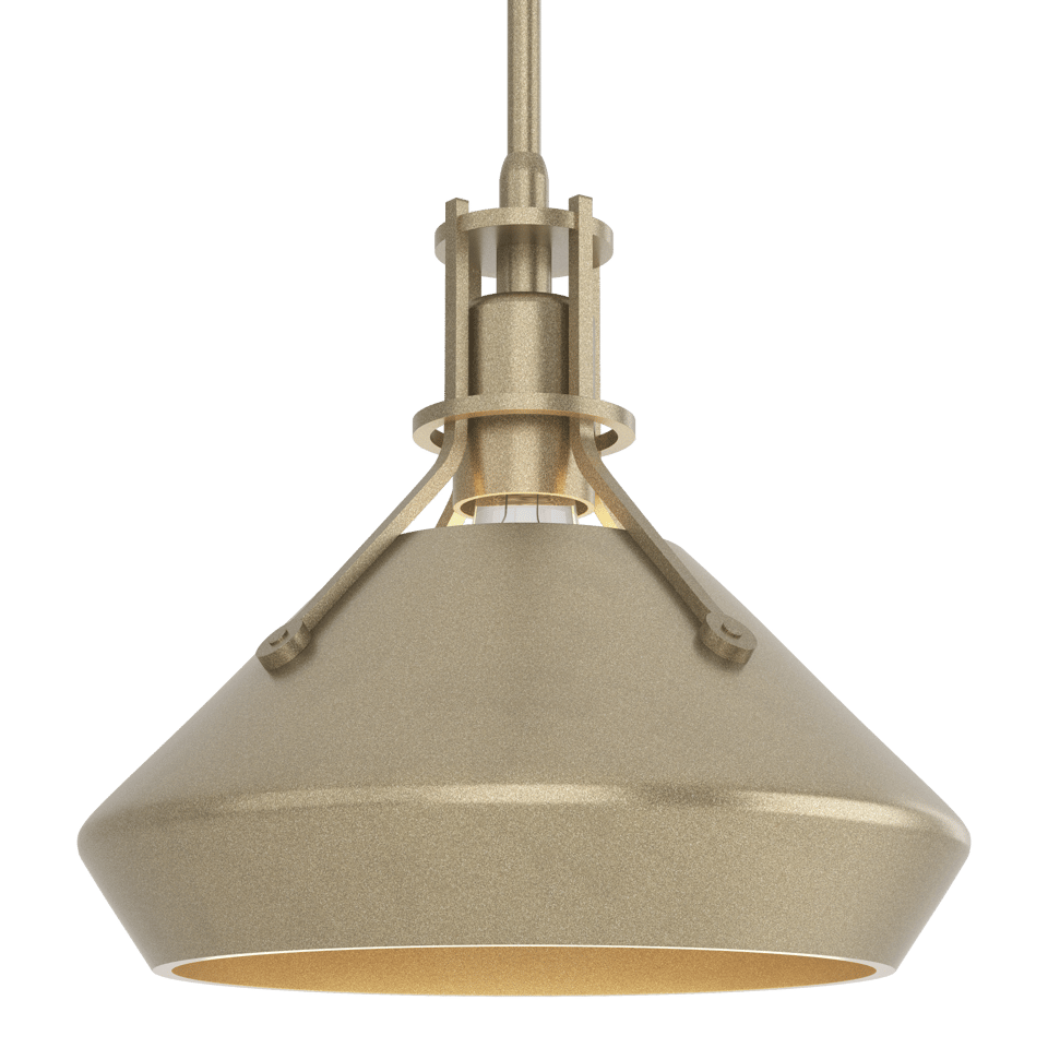 Henry With Chamfer Pendant - Soft Gold by Hubbardton Forge