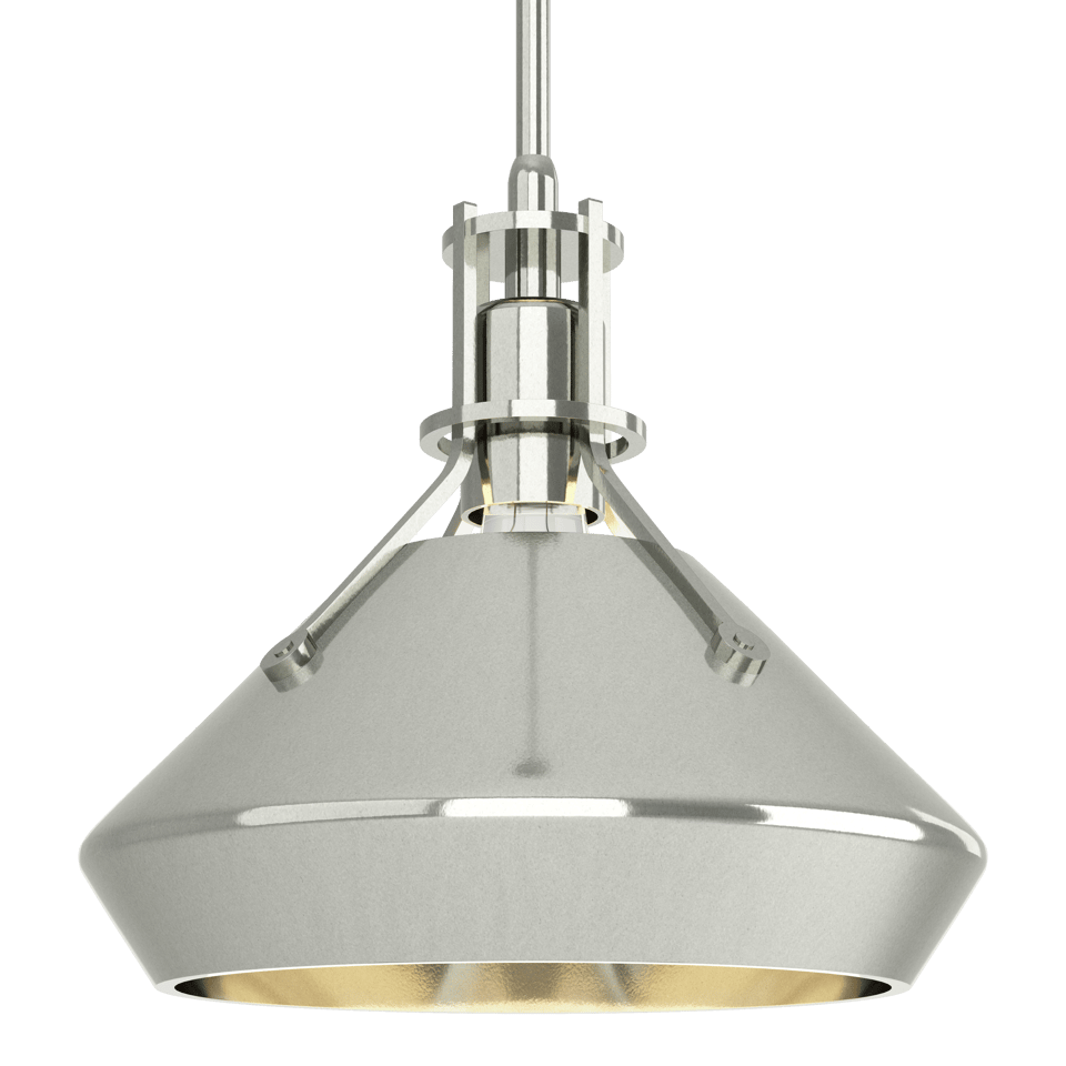 Henry With Chamfer Pendant - Sterling by Hubbardton Forge