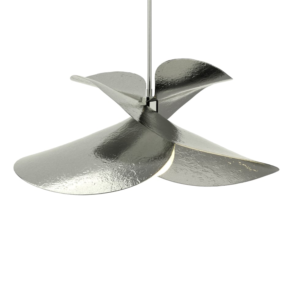 Hibiscus Large Pendant - Sterling by Hubbardton Forge