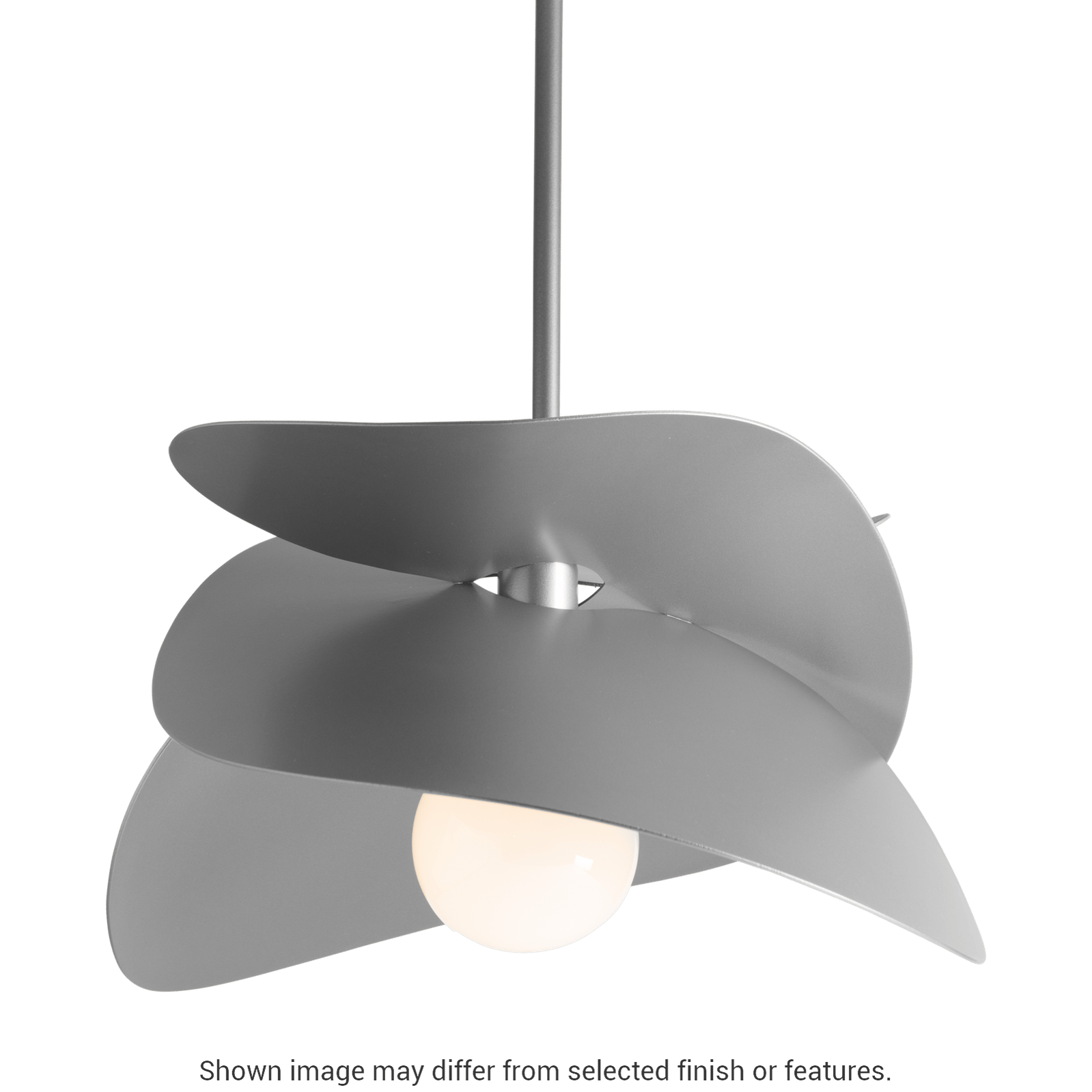 Hibiscus Outdoor Pendant - White by Hubbardton Forge