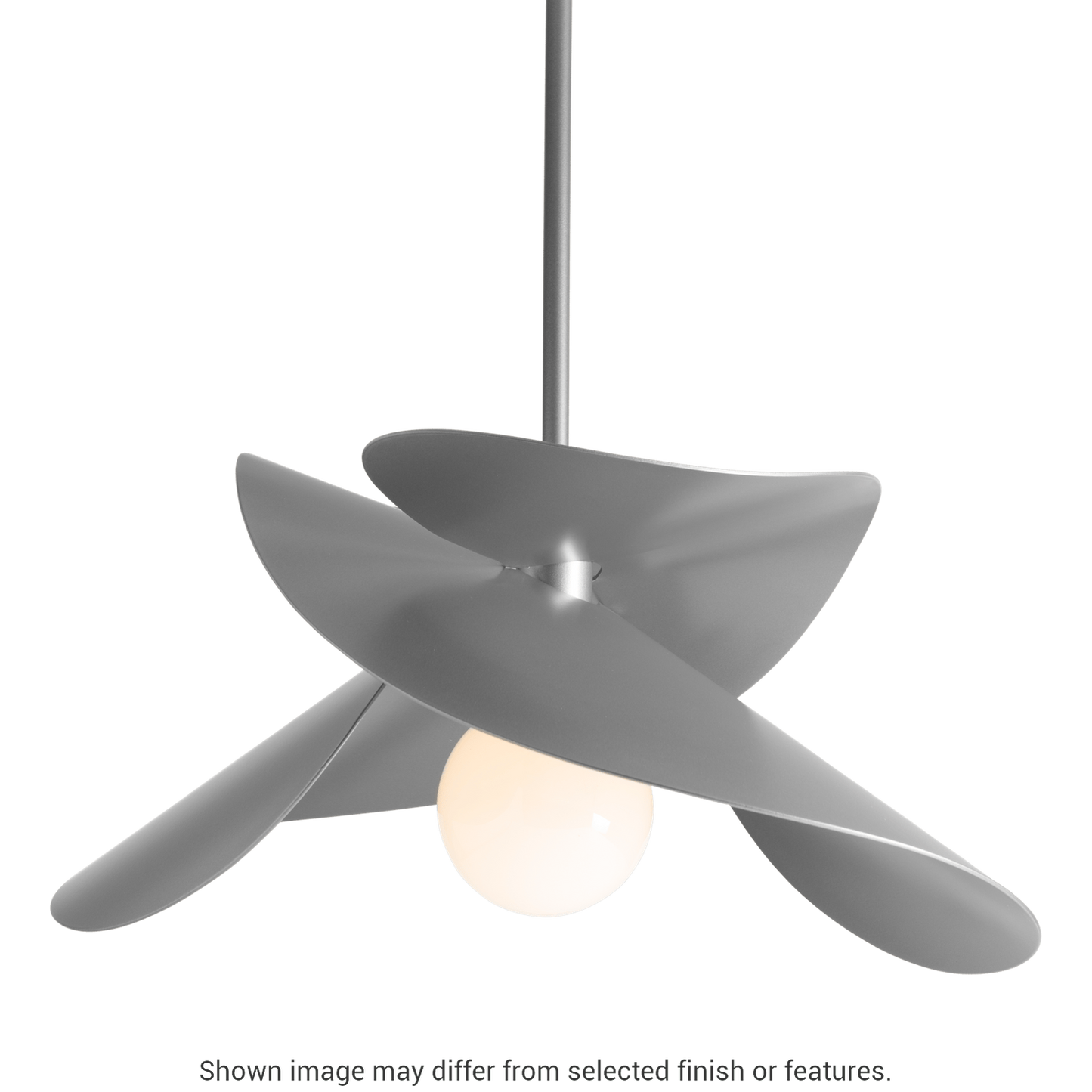 Hibiscus Outdoor Pendant - White by Hubbardton Forge