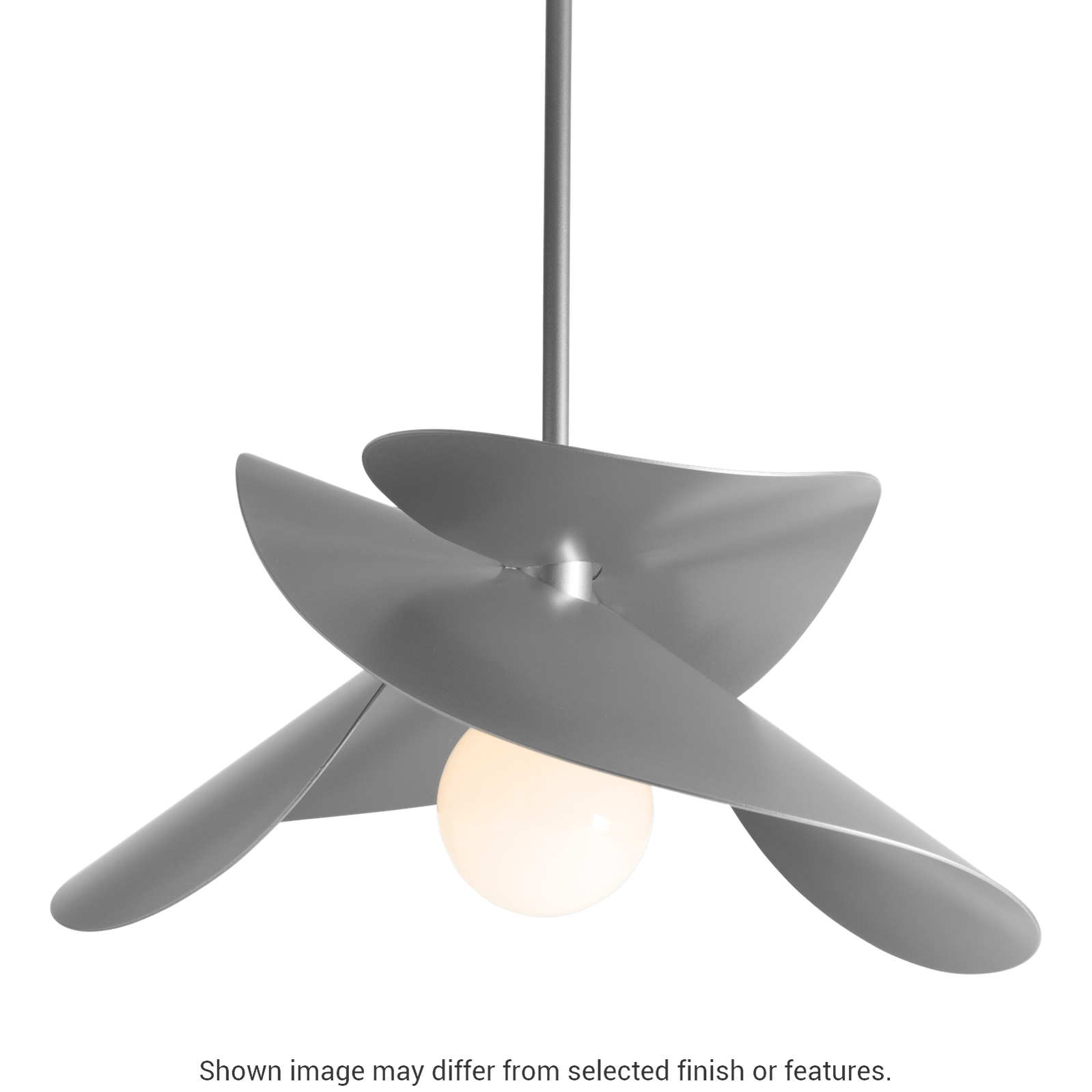 Hibiscus Outdoor Pendant - White by Hubbardton Forge