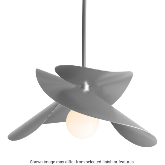 Hibiscus Outdoor Pendant - White by Hubbardton Forge