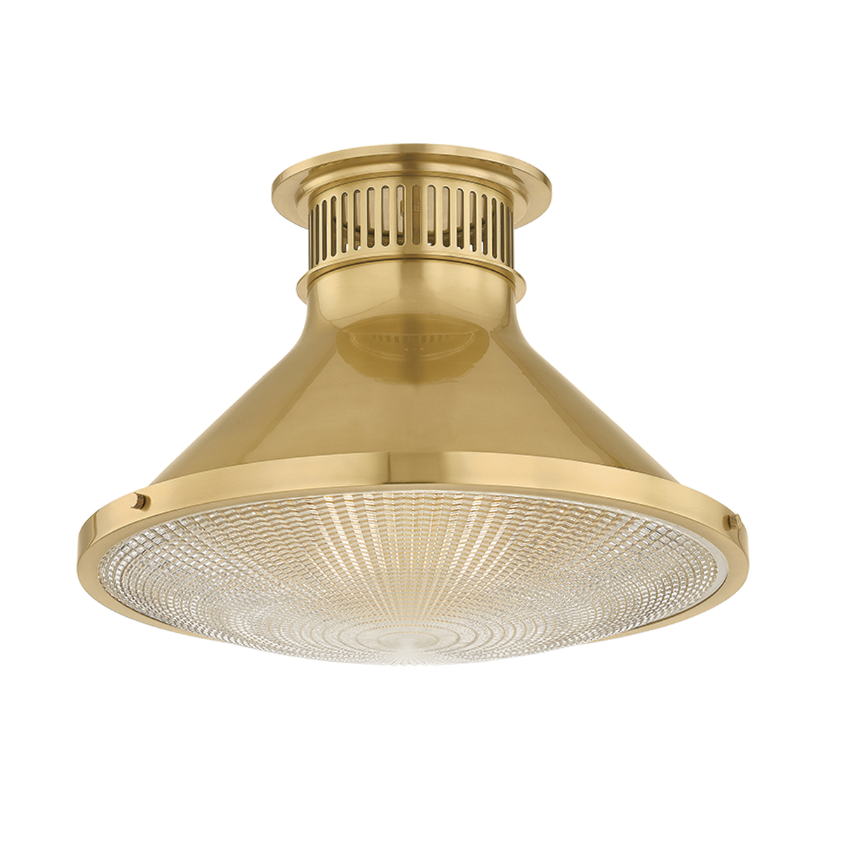 Highclere Large Flush Mount - Aged Brass by Hudson Valley Lighting